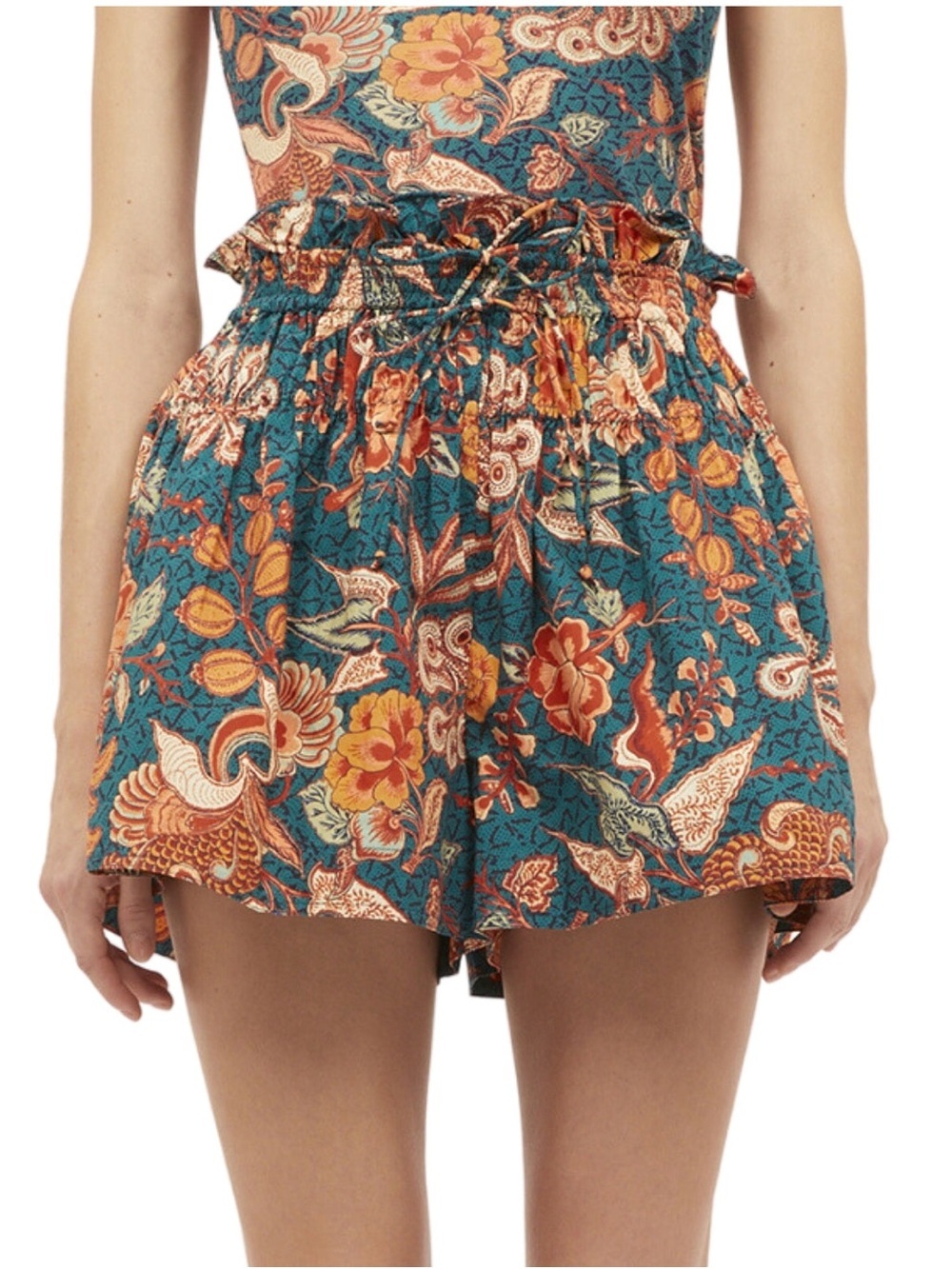Ulla Johnson Rylan Cotton Shorts Delphinium size 4